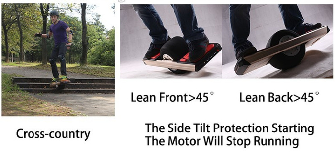Skate elétrico 10.5Ah 3 poderosos da roda de Off Road 700W um